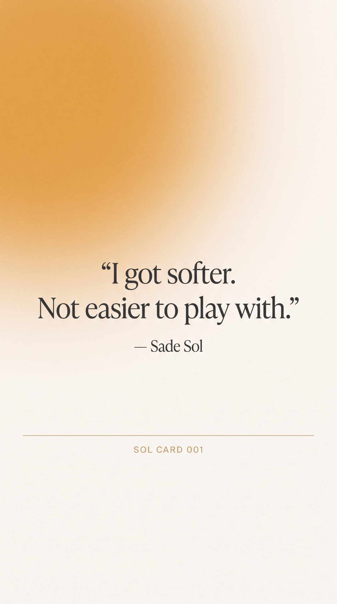 SOL CARD 001